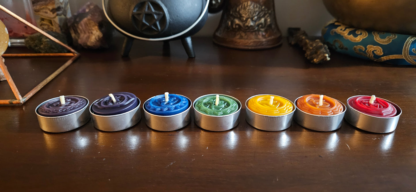 Chakra Tealight Candles